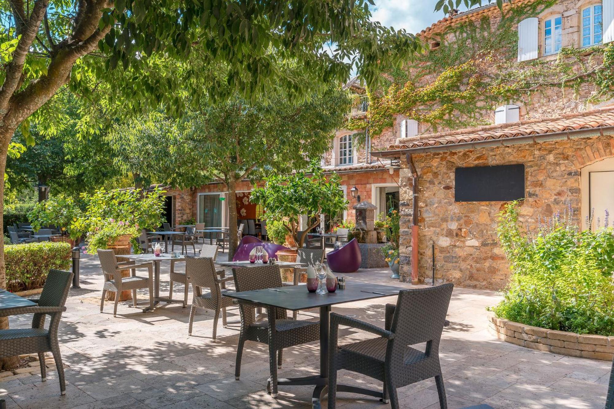Logis Hotel Restaurant Le Pradinas Anduze Exterior photo